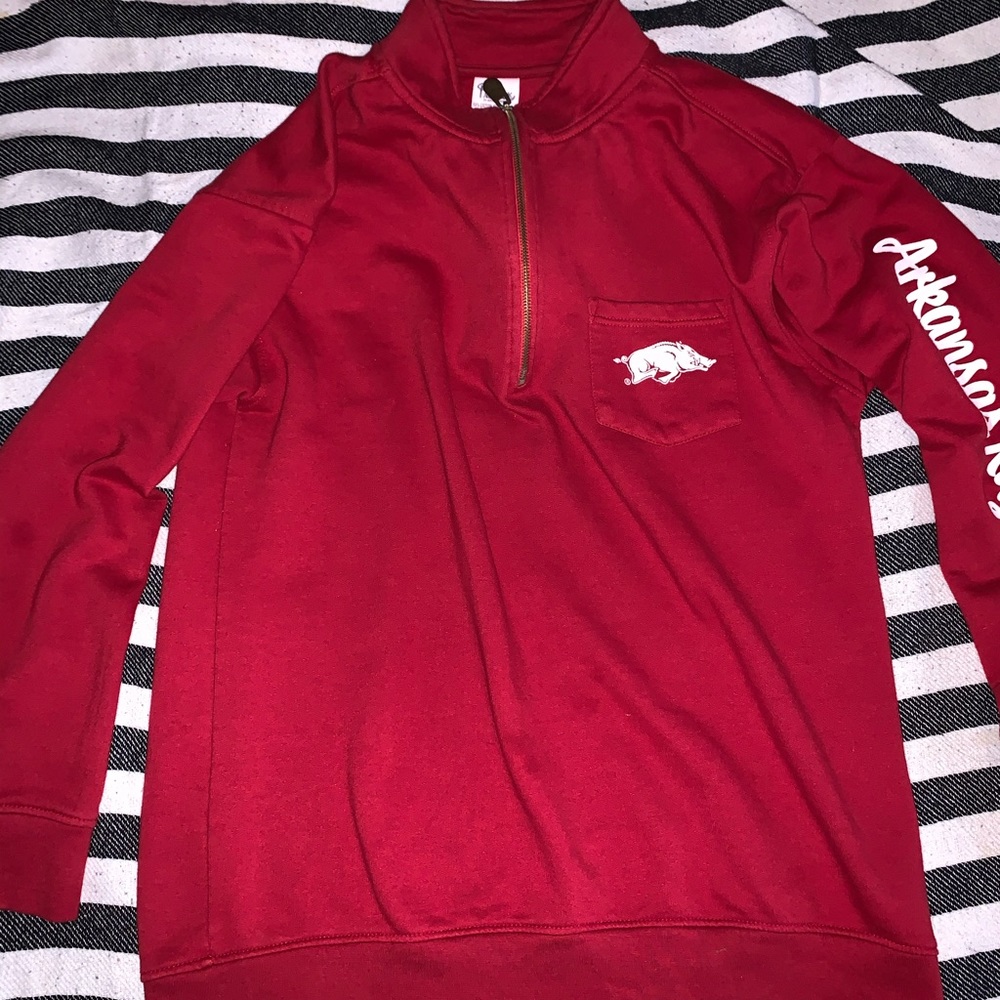 Arkansas Razorback Half-zip Hoodie - Picture 4 of 5